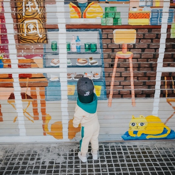 Contrast Color Hoodie 2SET - Picture 4 of 8